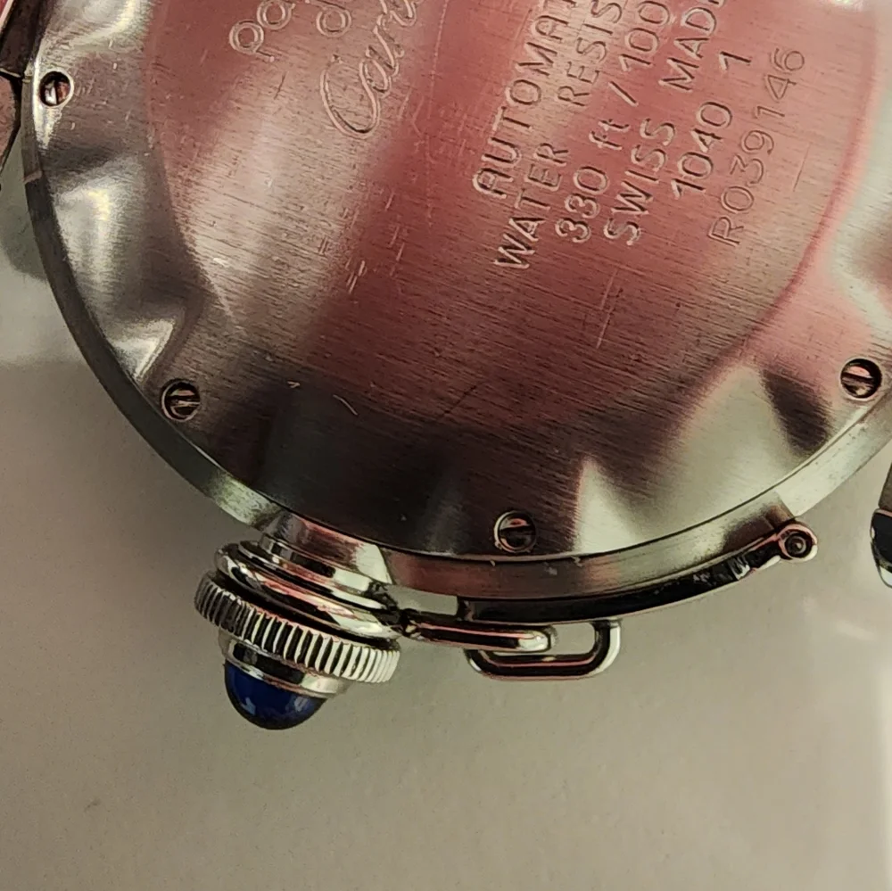 Cartier Pasha 38mm Steel Watch White Roman
Dial with Date Window Ref. 1040 - Picture 5 of 16